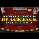 One Deck Blackjack