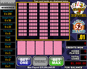 Jacks or Better 52 Hands