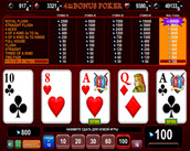 4 of a Kind Bonus Poker