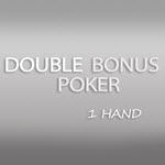 Double Bonus Poker – 1 Hand