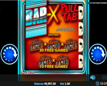 Bar-X Pull Tab