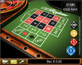 Mini Roulette (NetEnt)