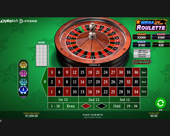 Mega Roulette Fire Blaze
