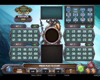 Viking Runecraft Bingo