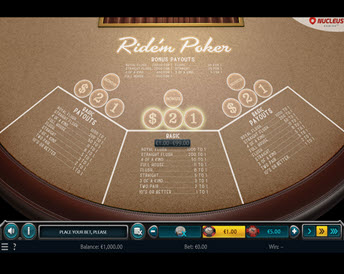 Ride'm Poker