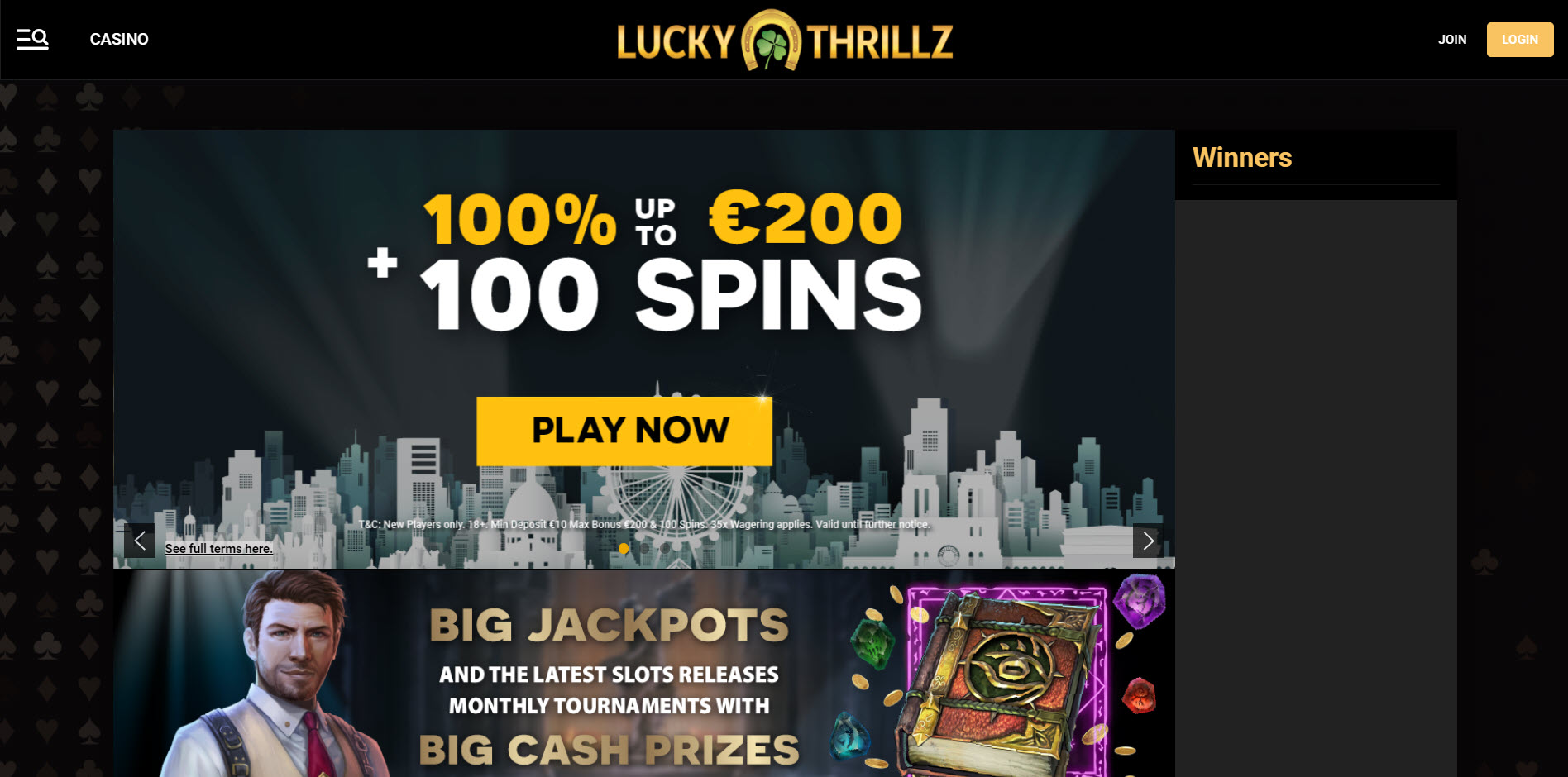 Lucky Thrillz Casino