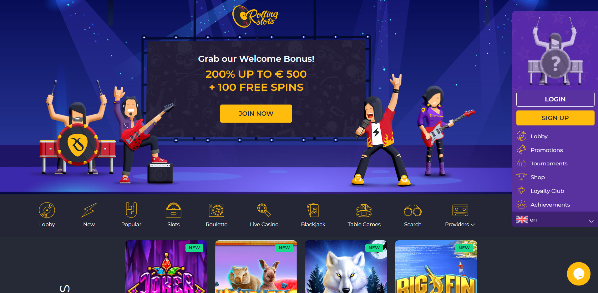 Rolling Slots Casino