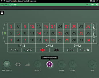 Real Roulette con Angela