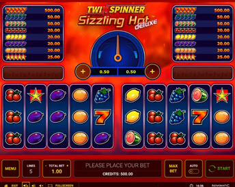 Twin Spinner Sizzling Hot Deluxe