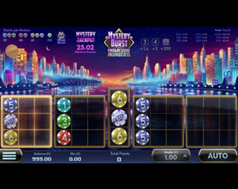 Mystery Burst Progressive Numbers