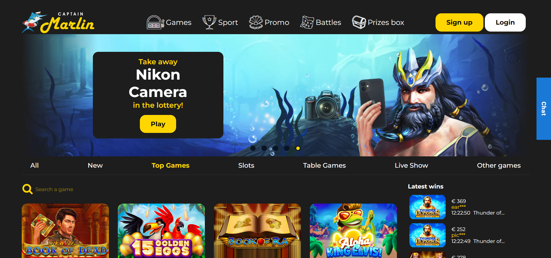 Captain Marlin 777 Casino