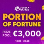 Турнир на 3 000 EUR и Улыбка фортуны от Funky Games