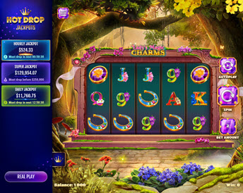 Lady's Magic Charms Hot Drop Jackpots