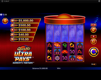 Quick Hit Ultra Pays Monkey’s Fortune