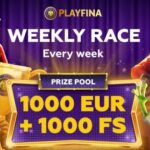 Еженедельный турнир на 1 000 EUR + 1 000 FS от Play Fina Casino