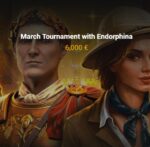 Мартовский турнир с Эндорфина и 6 000 EUR гарантии от Alegre Bet Casino и 88Goals Casino