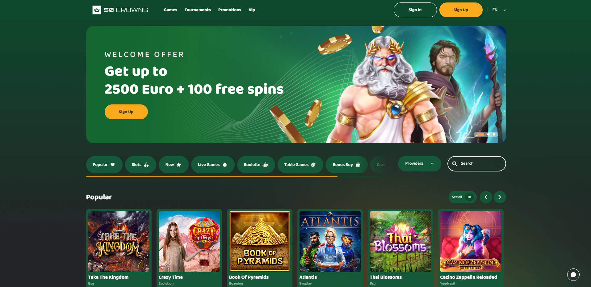 50 Crowns Casino