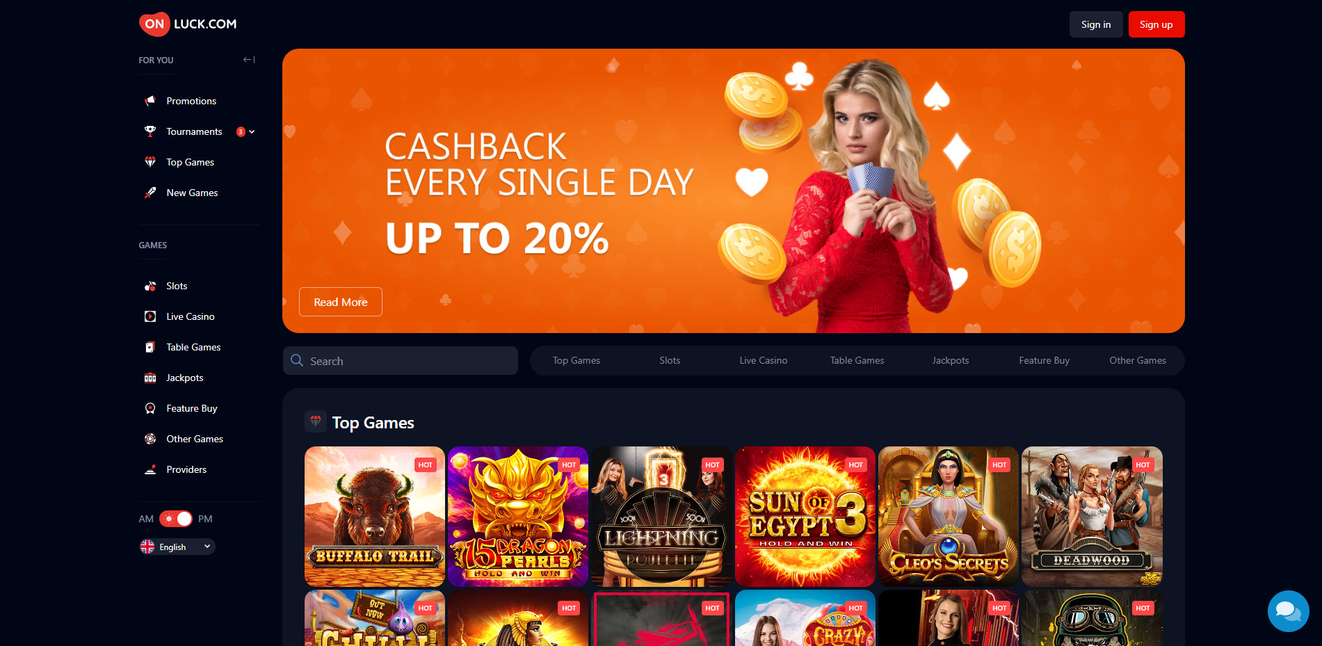 On Luck Casino