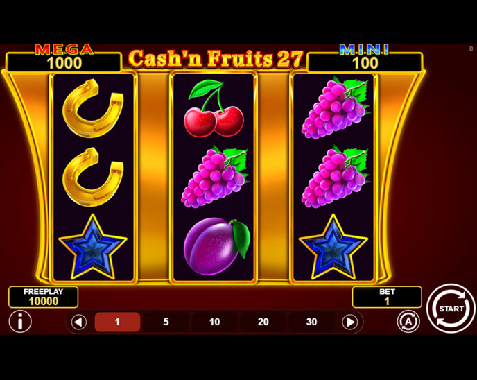 Cash'n Fruits 27 Hold And Win