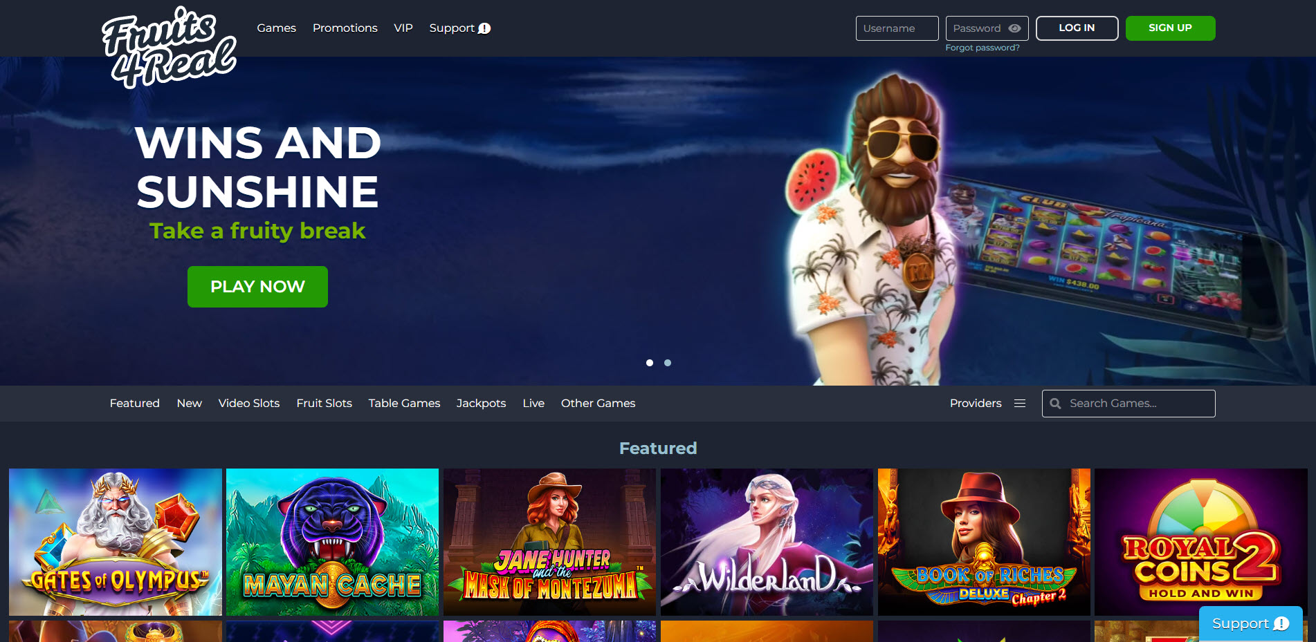 Fruits 4 Real Casino