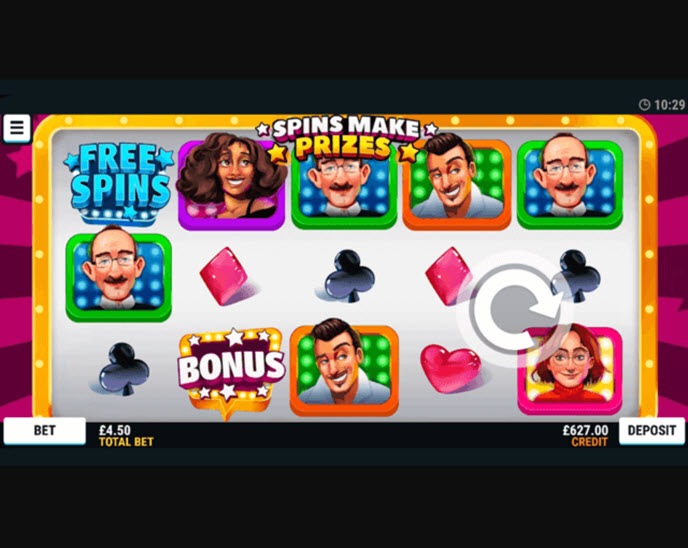 Spins Make Prizes