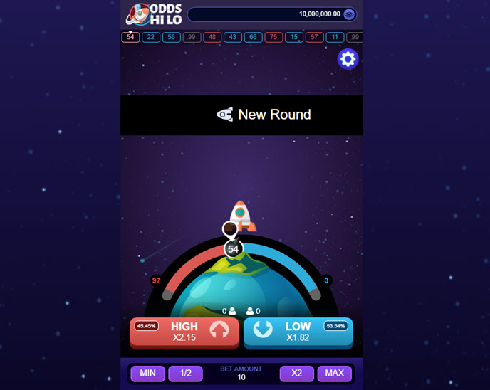 Odds HiLo