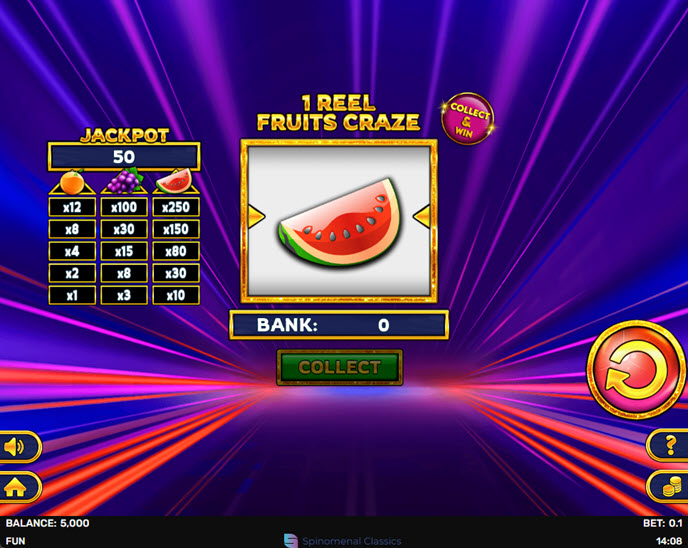 1 Reel - Frutis Craze