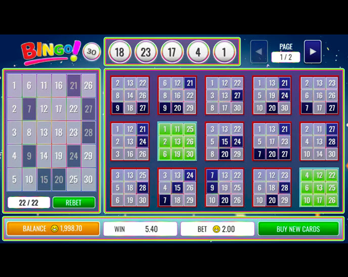 Bingo 30 Ball