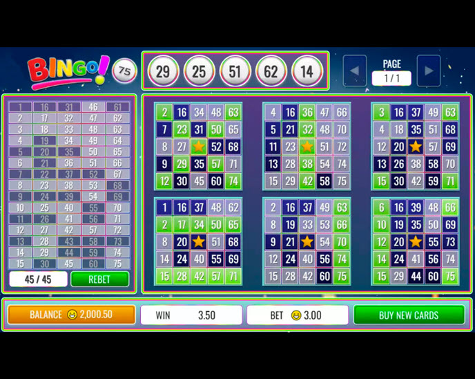Bingo 75 Ball
