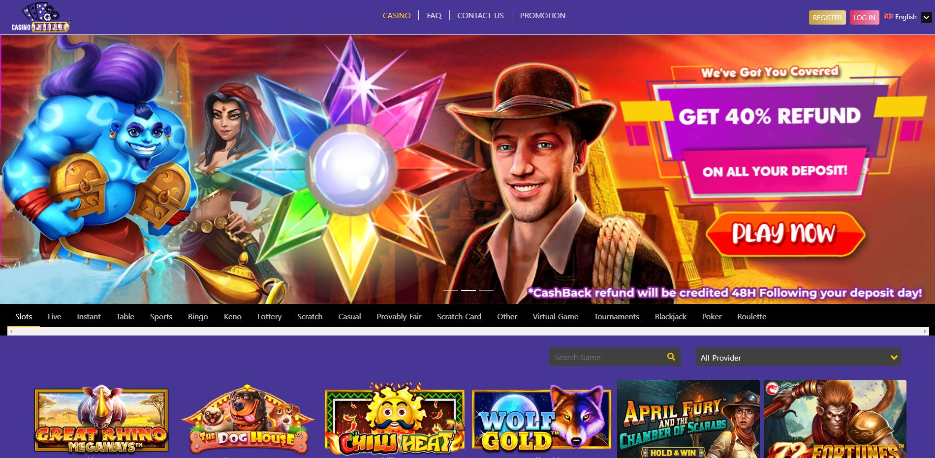 Casino Purple