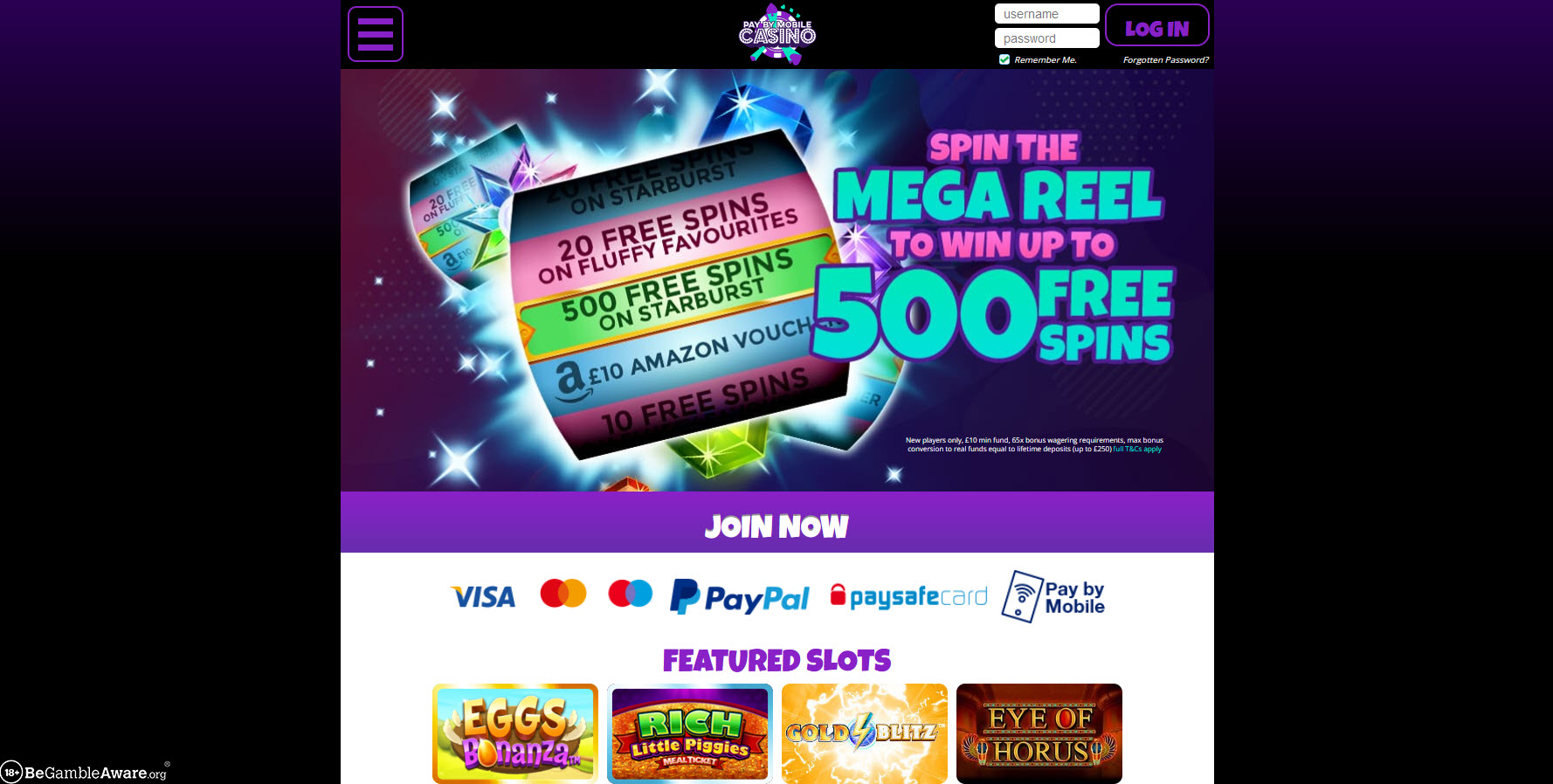 Pay By Mobile Casino