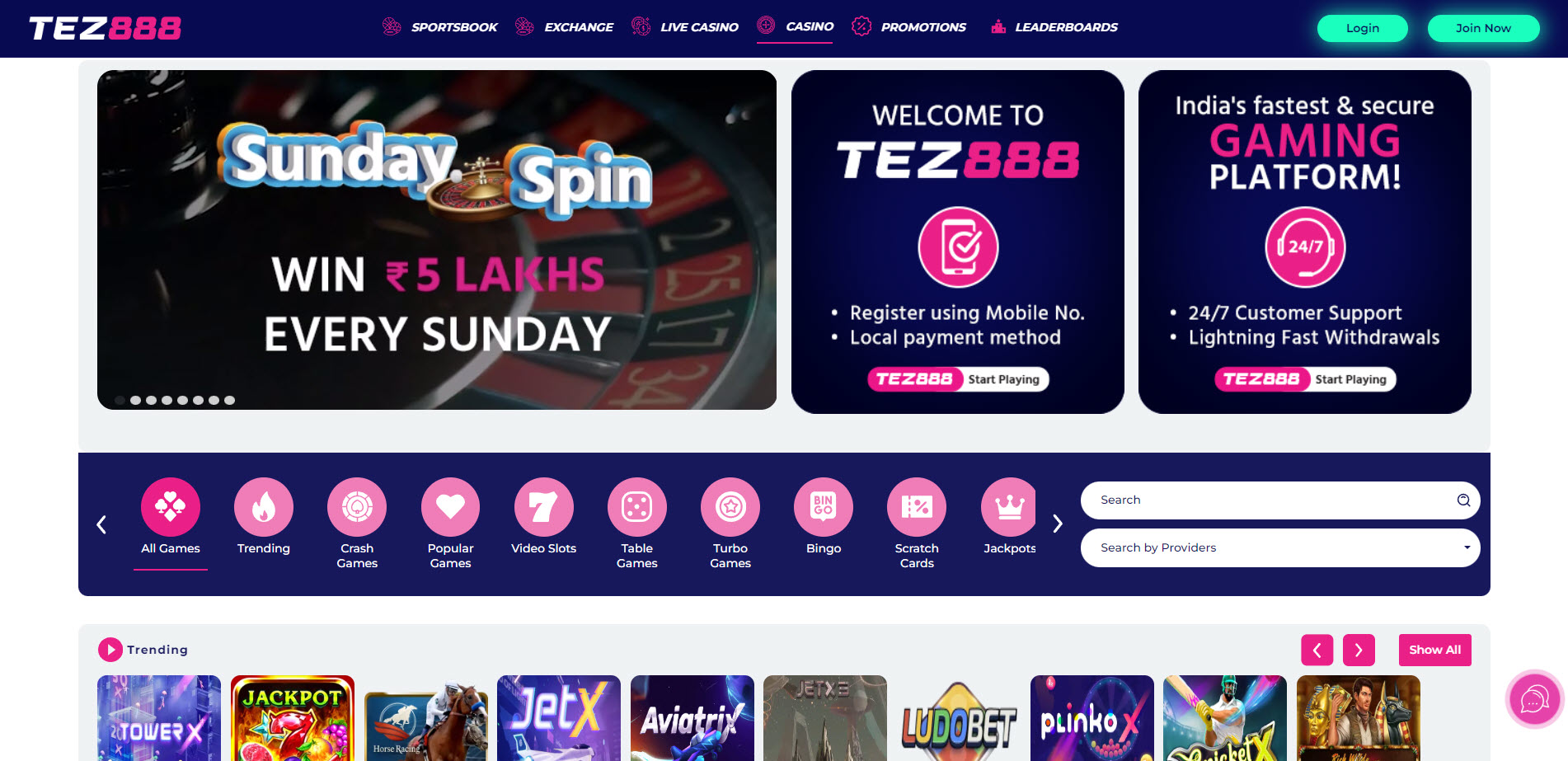 Tez888 Casino