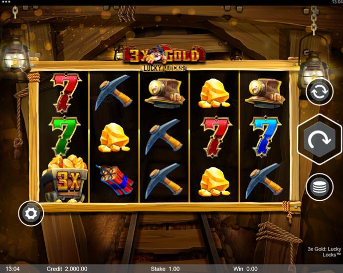 3x Gold Lucky Locks