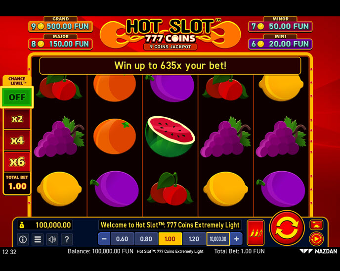 Hot Slot: 777 Coins Extremely Light