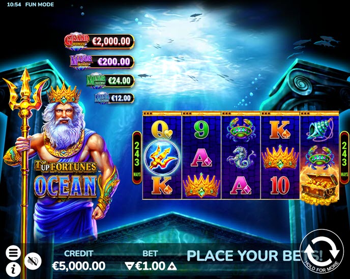 Top Up Fortunes — Ocean