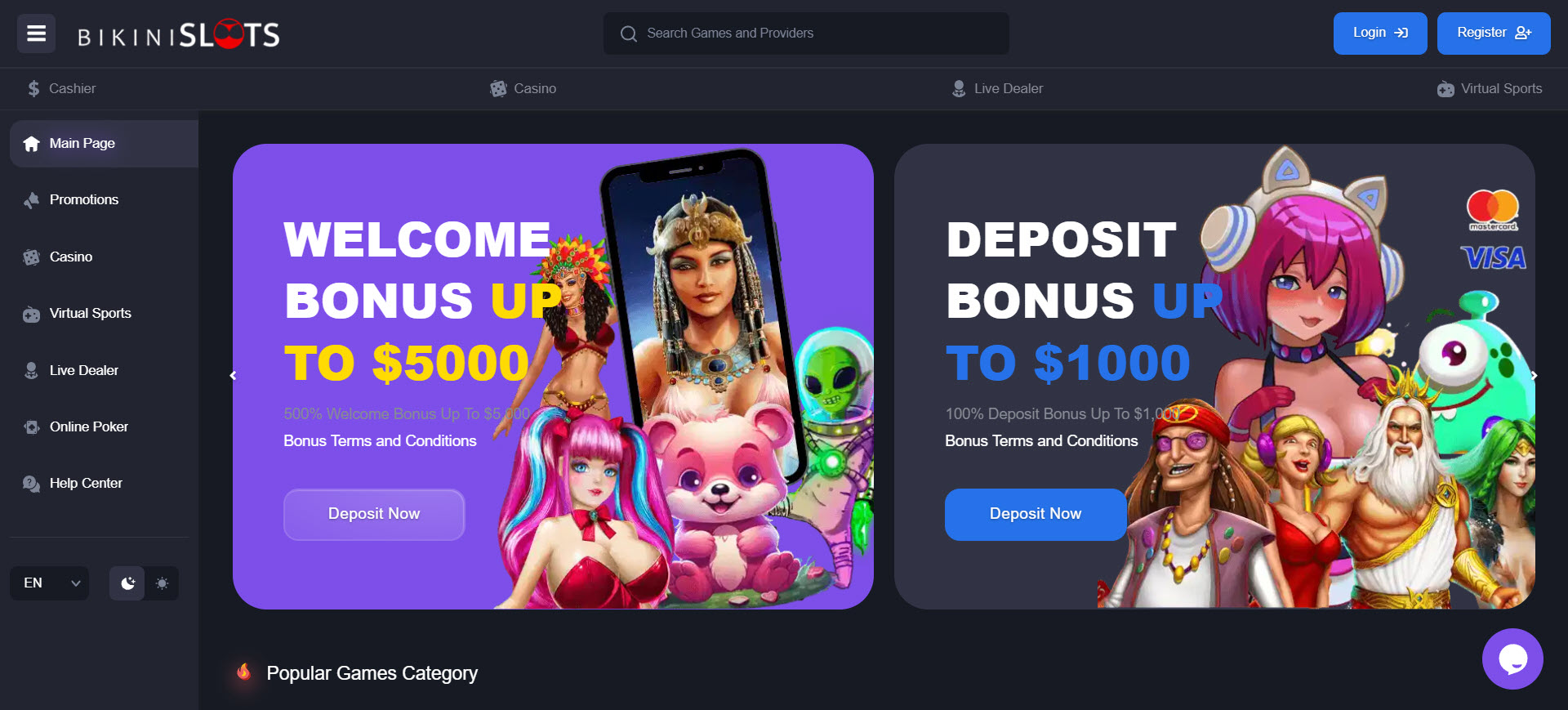 BikiniSlots Casino