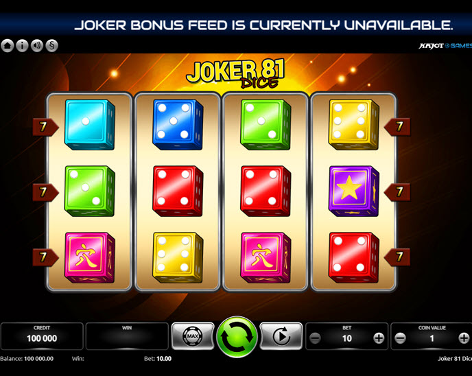 Joker 81 Dice