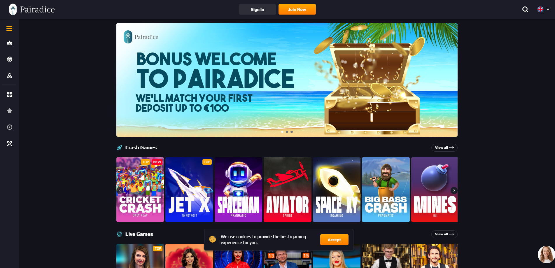Pairadice Casino