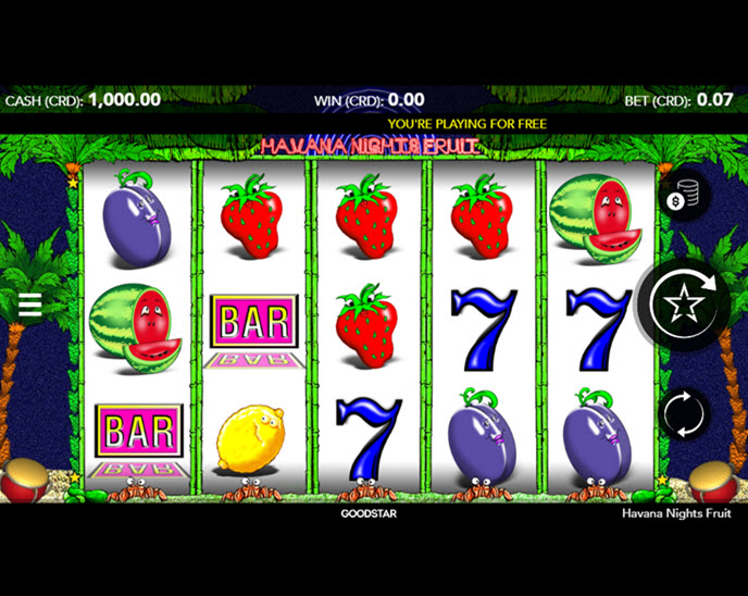 Havana Nights Fruit