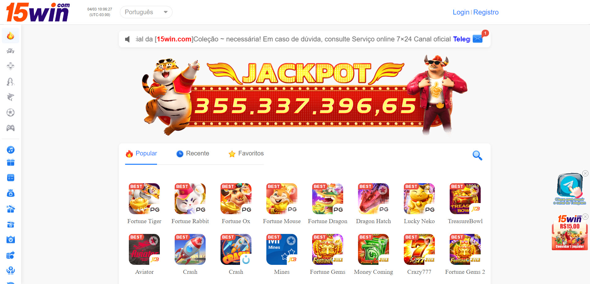 15win Casino