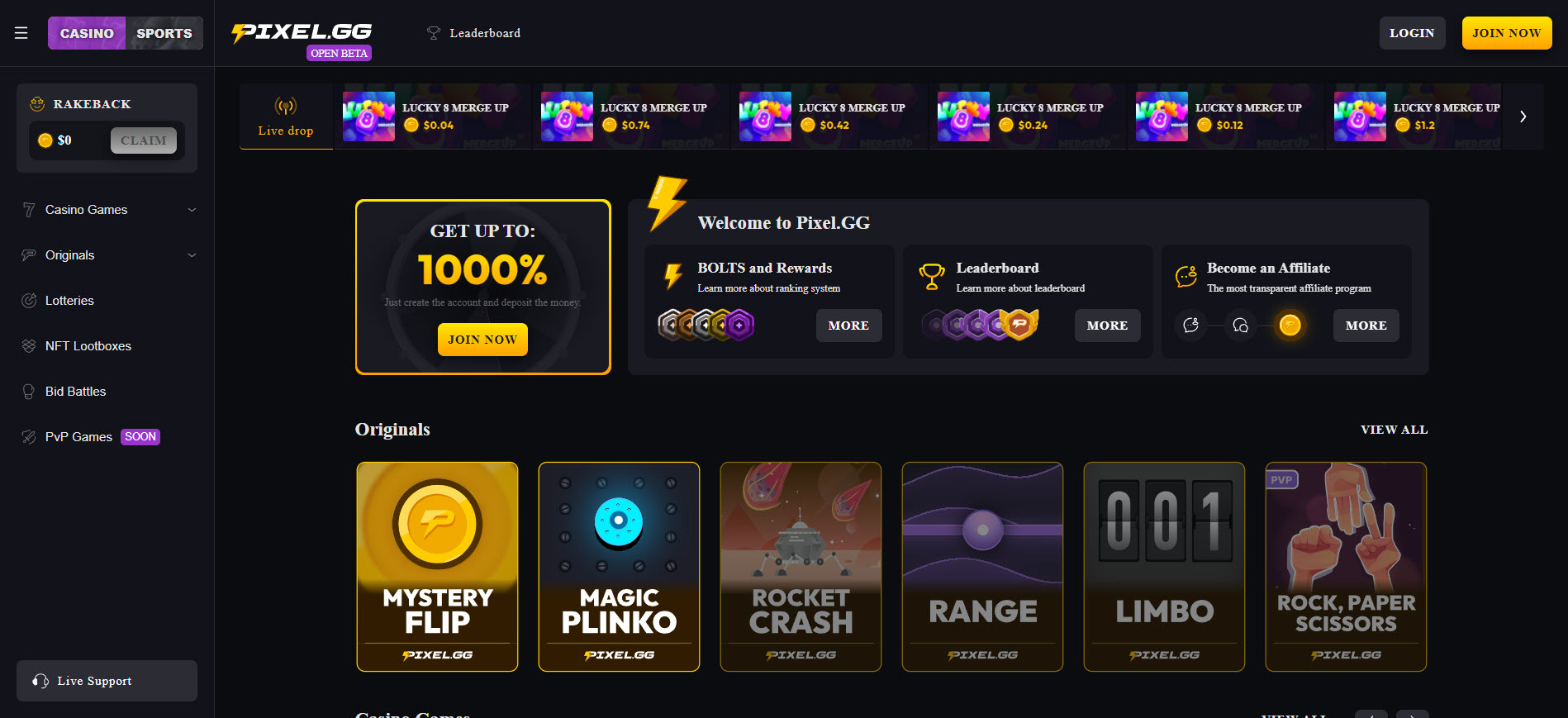 Pixel Casino