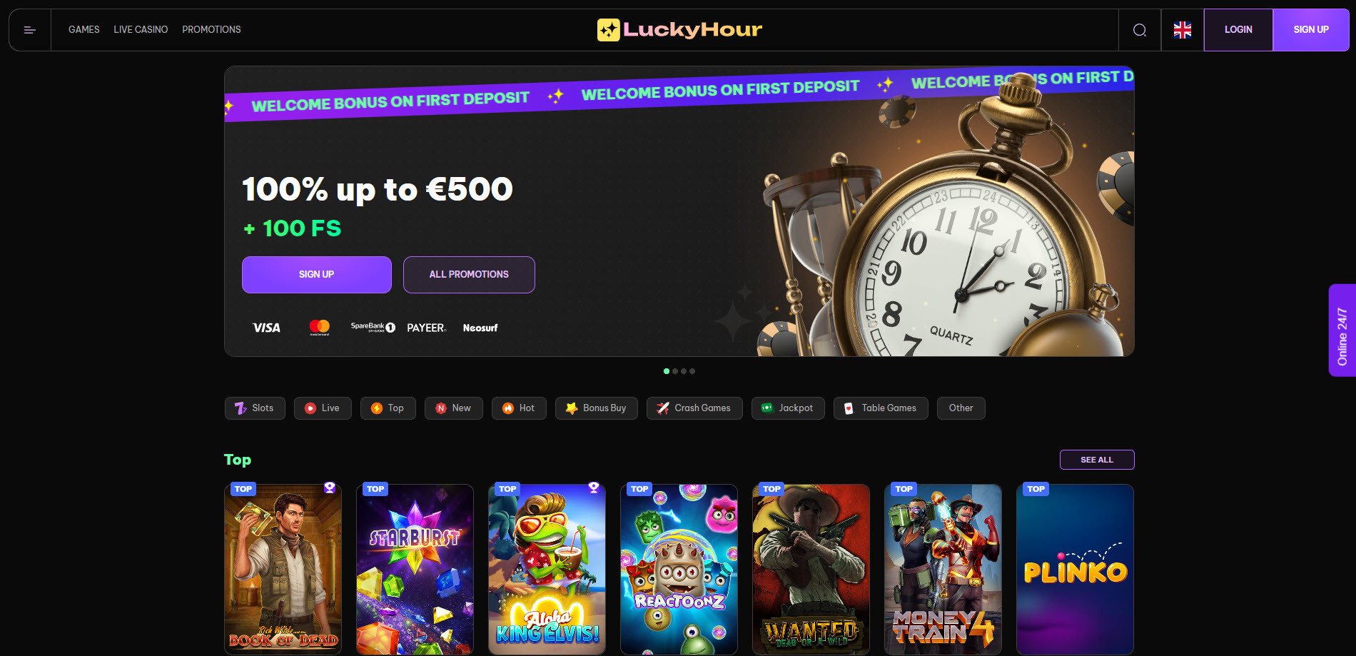 LuckyHour Casino