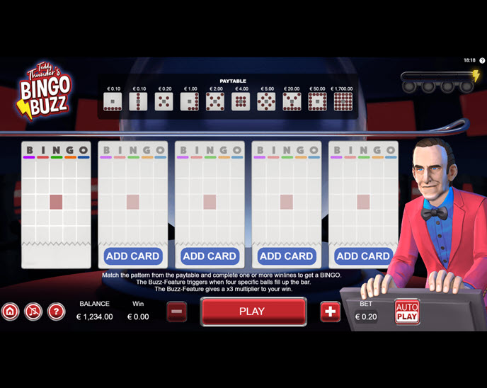 Teddy Thunder’s Bingo Buzz