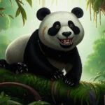 Счастливая панда в турнире июня 2024 на 4 000 FS от Playamo Casino