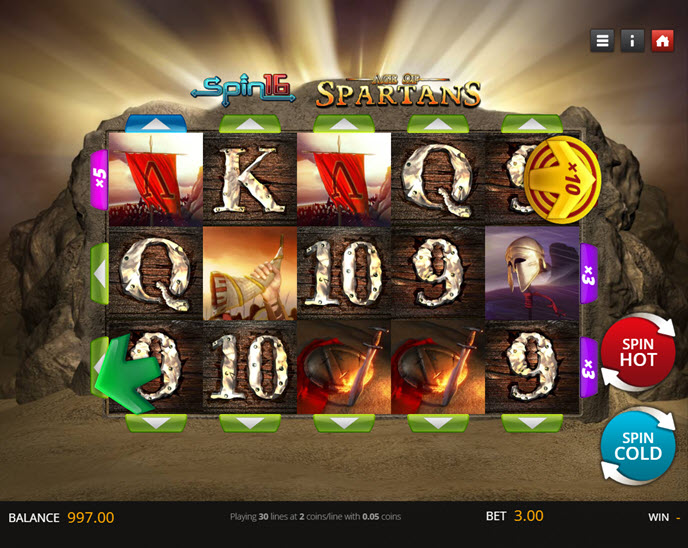 Age of Spartans Spin 16