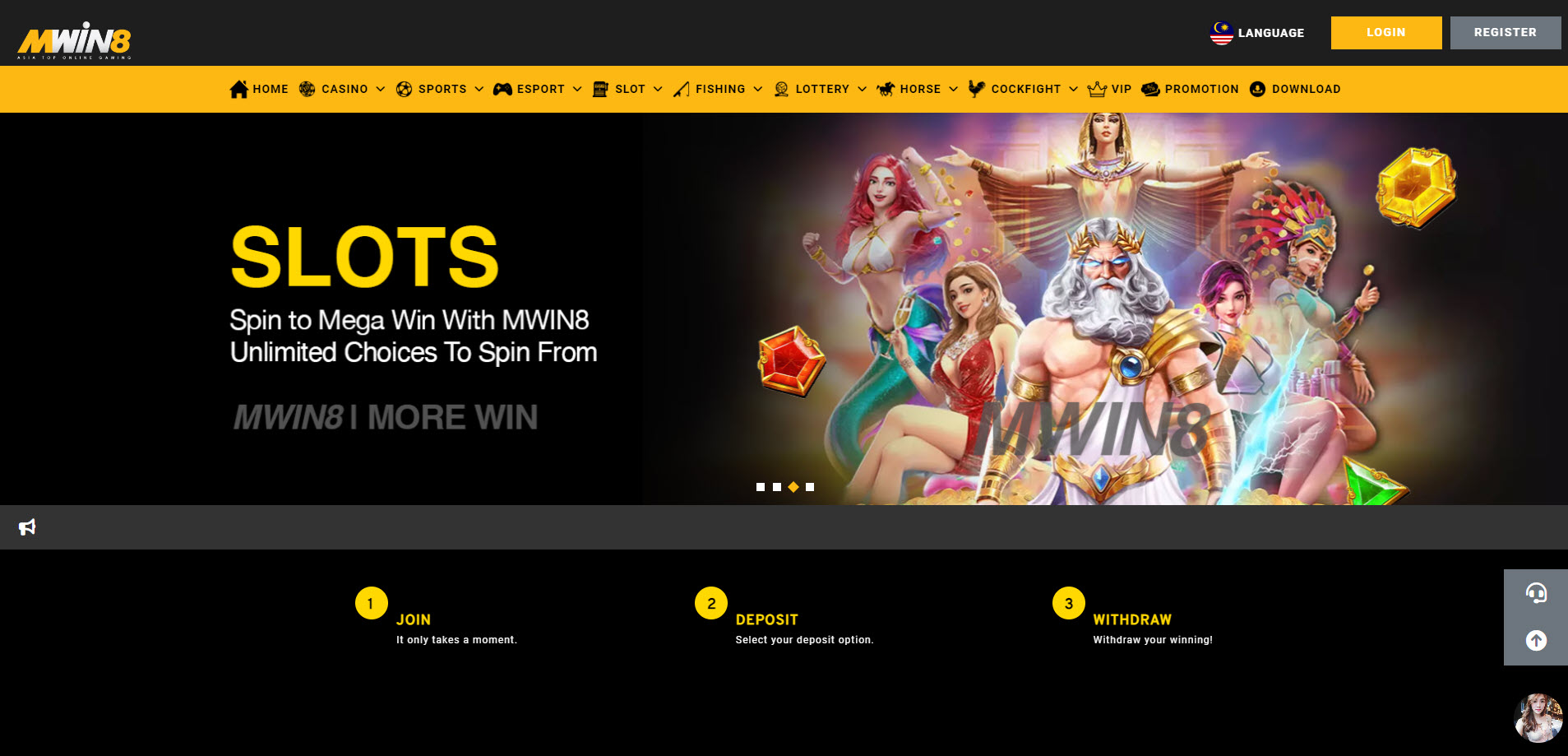 Mwin8 Casino