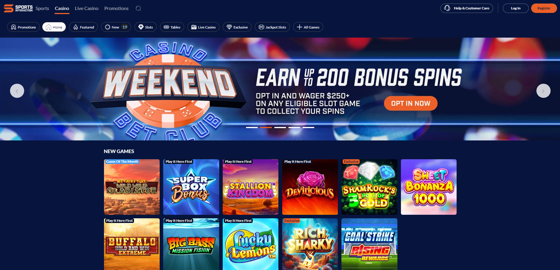 Sports Interaction Casino
