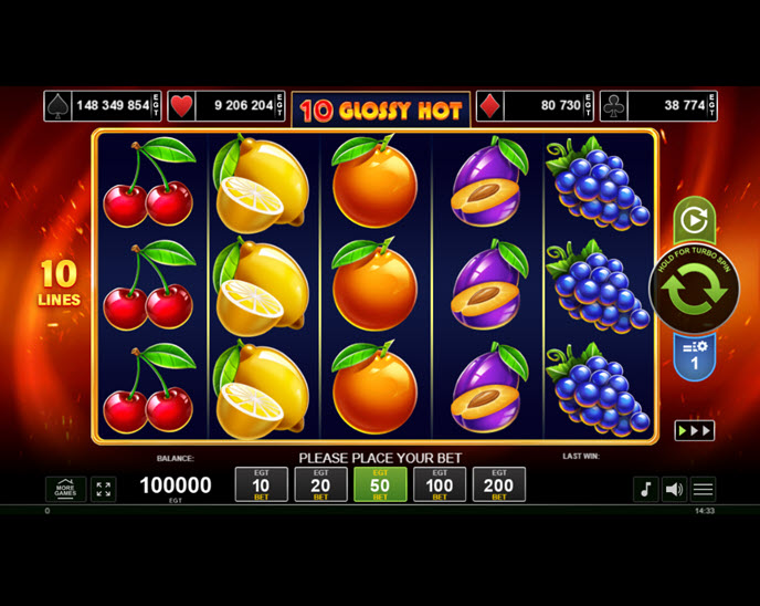 10 Glossy Hot