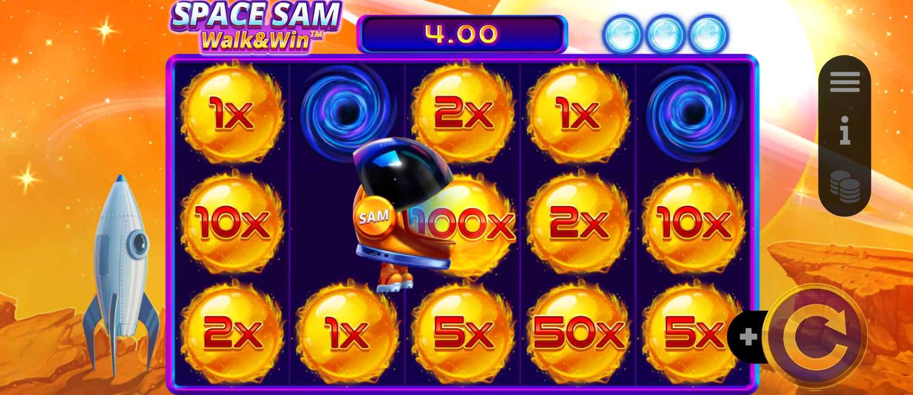 Новый слот Space Sam Walk and Win