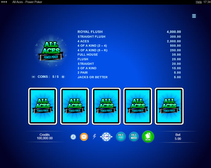All Aces - Power Poker